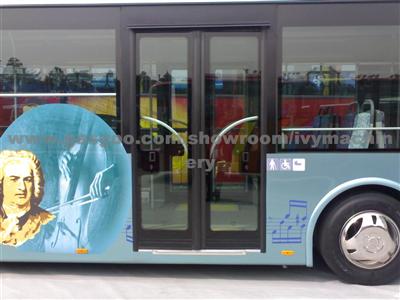 Pneumatic Slide Glide Bus Door For City Bus