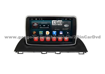 Android Dvd Car Stereo Bluetooth Radio RDS 2014 Mazda 3 Auto Navigation System Quad Core TFT 1024*600