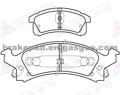 Less Metal Brake Pad For D506 12510005 BUICK