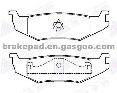 Less Metal Brake Pad For D559D512D415 4383883 CHRYSLER