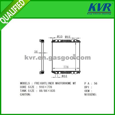 Truck Radiator FOR FREIGHTLINER MOTORHOME OEM 376753361-0516239002