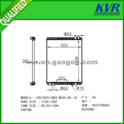 Truck Radiator FOR FREIGHTLINER M105 08- OEM 0527749003