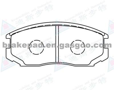 Brake Pad For D602 04491-87401 DODGE