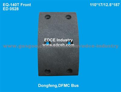 Brake Lining EQ-140T Front