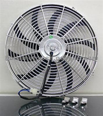 Cooling Parts Chrome Plated 16 Inches Uinversal Cooling Fan