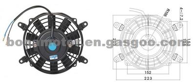 Cooling Parts 7 Inches L Uinversal Cooling Fan