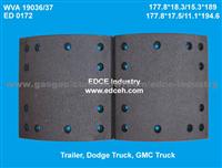 Brake Lining WVA 19036/37