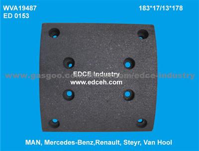 Brake Lining WVA19487