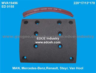 Brake Lining WVA19496