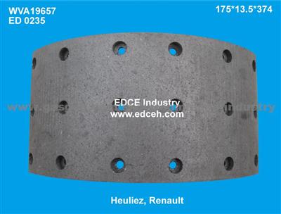 Brake Lining WVA19657