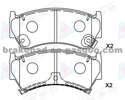 Brake Pad For D668 41060-0M892 NISSAN