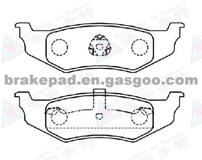 Less Metal Brake Pad For D658 05011630AA CHRYSLER