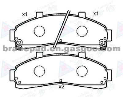 Brake Pad For D652 2L54-2001A FORD