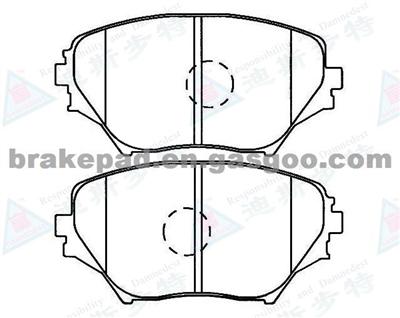 Brake Pad For D862 04465-42080 TOYOTA