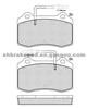 Peugeot Brake Pad 4251.82