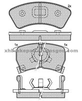 MAZDA Brake Pad BG12-49-280