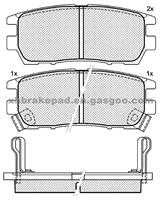 MITSUBISHI Brake Pad MB 389572 / MB 858380