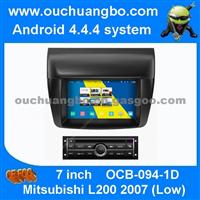 Ouchuangbo Mitsubishi L200 2007 Low Multimedia Gps Radio Navi DVD Android 4.4 OS