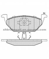 AUDI SEAT Brake Pad 1J0 698 151 A