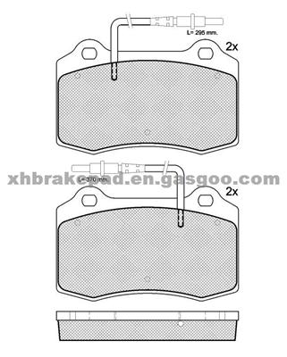 Peugeot Brake Pad 4251.82