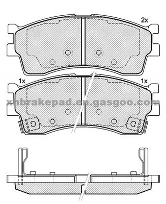 KIA MOTORS--0K2N1-33-28Z Brake Pad