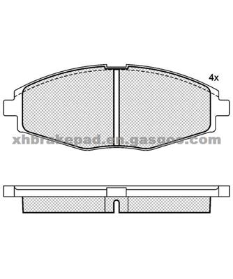 DAEWOO Brake Pad 9627 3708