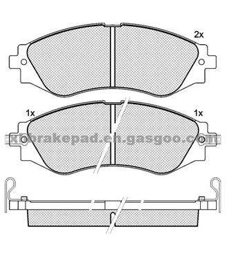 CHEVROLET Brake Pad 9624 5178