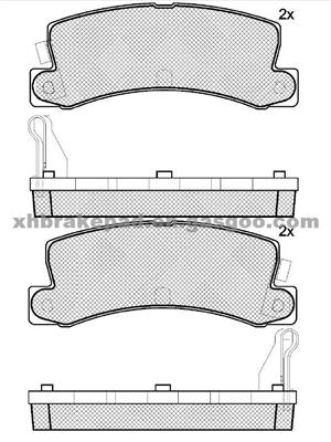 Chevrolet Brake Pad 1802 8939