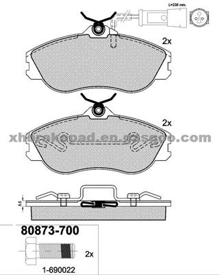 AUDI Brake Pad 150698451