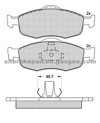 Ford Brake Pad 93BB-2K021-EB