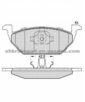 AUDI SEAT Brake Pad 1J0 698 151 A