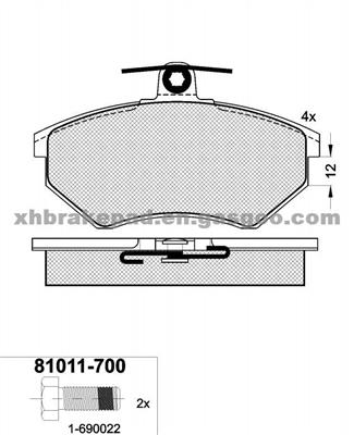 AUDI Brake Pad 357 698 151 B