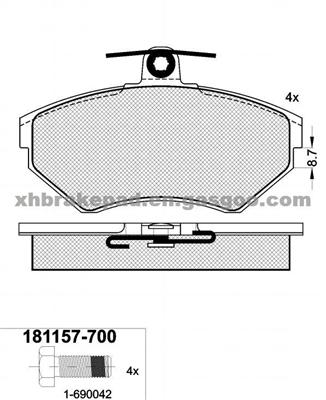 AUDI Brake Pad 32326050