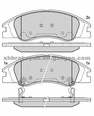 KIA MOTORS Brake Pad--58101-1MA00