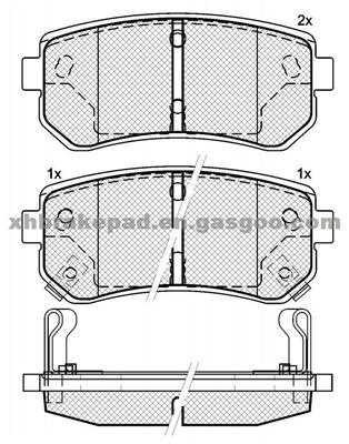 Kia Brake Pad 58302-1GA00