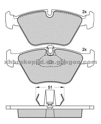 BMW Brake Pad --34 11 1 163 387