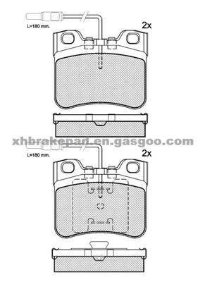 CITROEN--MEGA Brake Pad 95 619 550--95 646 300