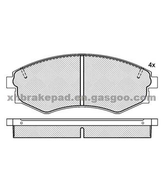 Hyundai Brake Pad 58101-28A00