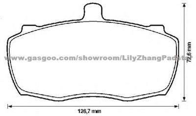 Truck brake pads WVA20904