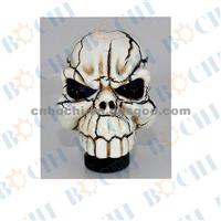 Scared Skull Gear Shift Knobs With Crafts Resin Material For Universal Car