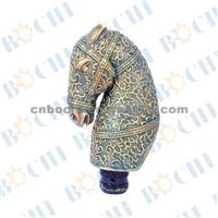 Horse Face Crafts Resin Material Gear Shift Knobs For Universal Car