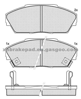 ACURA / HONDA Brake Pad 45022-AS4-A11 GBP90298