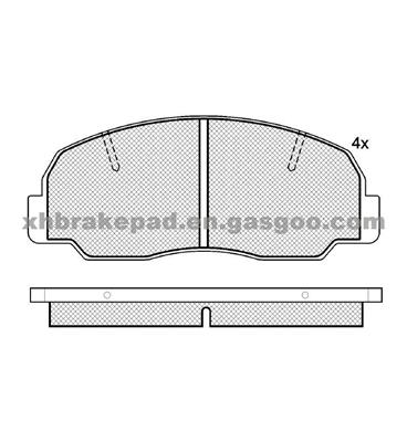 BERTONE/ MAZDA Brake Pad 04491-87613/ UA01-49-280