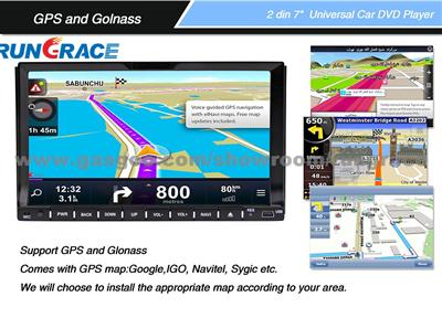 Rungrace Android 4.2 7 Inch In-Dash Car DVD Player Multi-Touch Capacitive With WIFI,GPS,RDS,IPOD ,Bluetooth,Touch,Screen,ISDB-T,RL-202AGIR