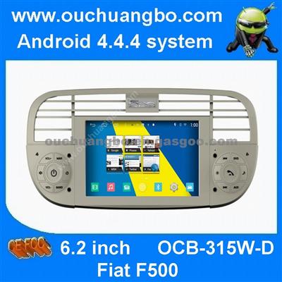 Ouchuangbo Audio DVD Gps Autoradio Navi Fiat 500 White Colour Android 4.4 S160 Platform With AUX USB MP3