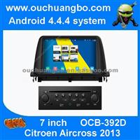 Ouchuangbo S160 Citroen Aircross 2013 Audio Stereo Navi Android 4.4 OS With 3G WIFI SWC 1024*600