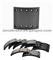 Germany Formulation WVA 19094 Non Asbestos Truck Brake Lining