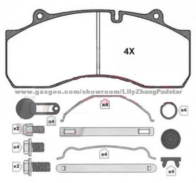 Truck Brake Pads WVA29120/29185