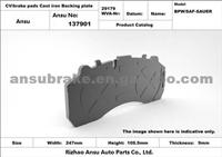 Brake Pads Cast Iron Backing Plate WVA 29179 For BPW SAF