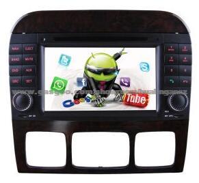 Android 4.4.4 Car Stereo Benz S-W220/SL-R300 GPS Navigation DVD Player